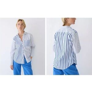 J. Crew Garcon shirt in cocktail stripe . Size 2. Style BP608